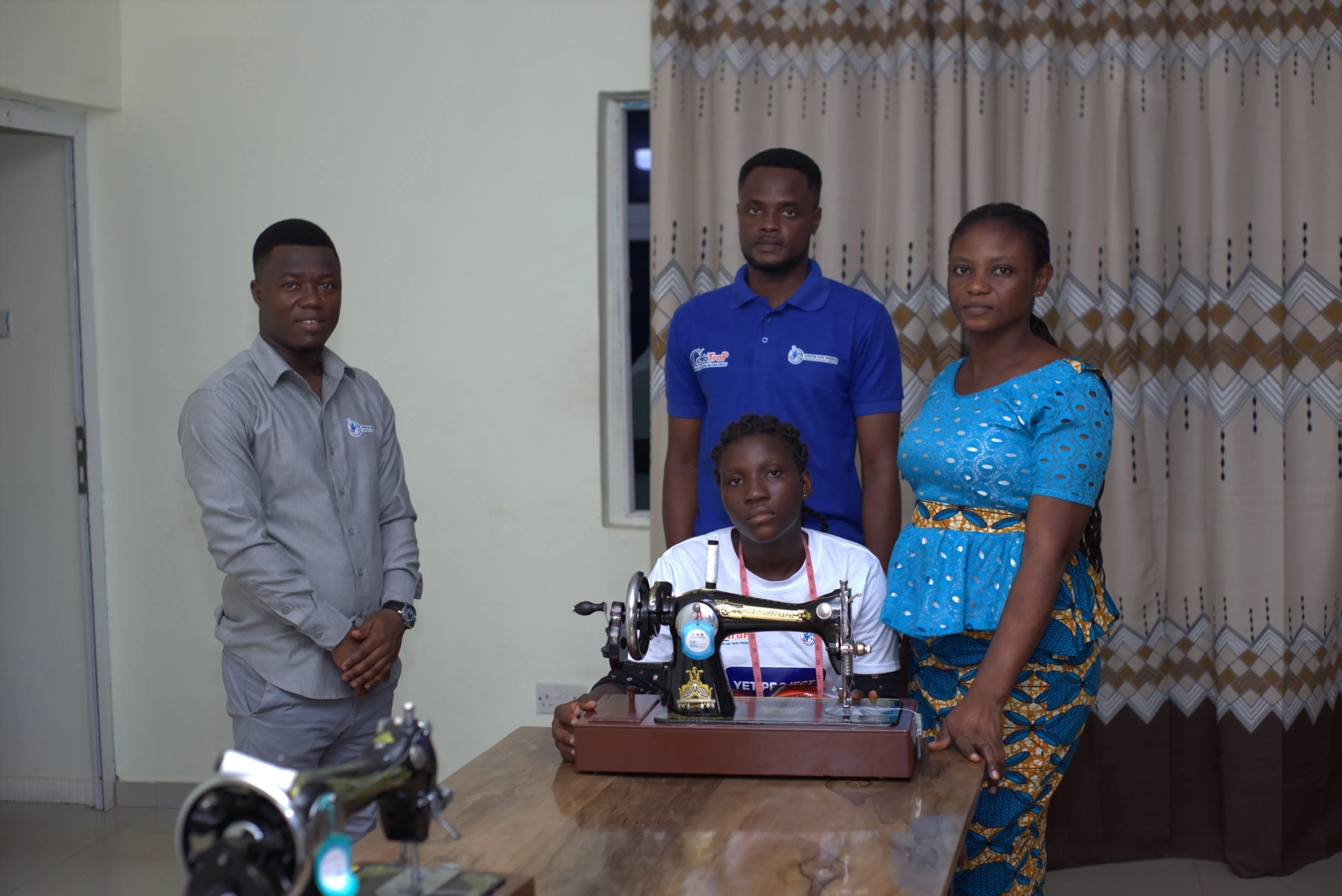 Parents signs consent form on behalf of their ward for free training